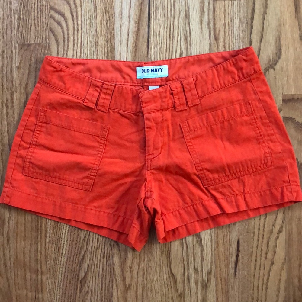 SALE! Old Navy orange shorts. Size 2